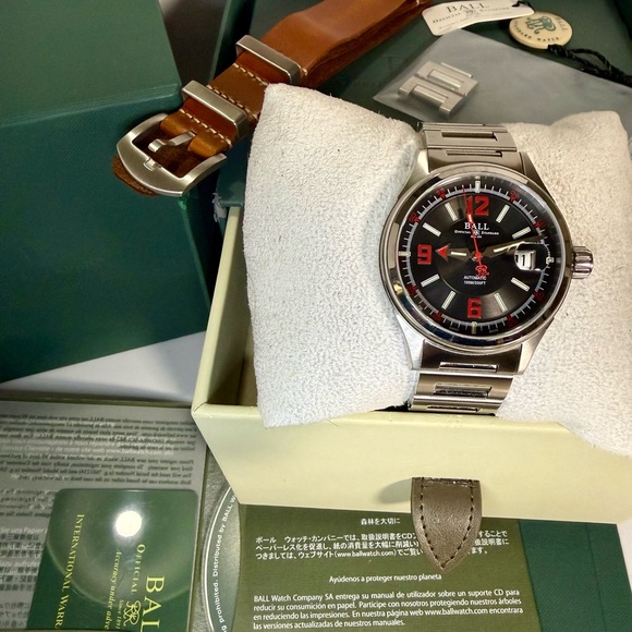 Ball Engineer Fireman Racer Date Automatic Classic Mens Watch - Picture 8 of 8